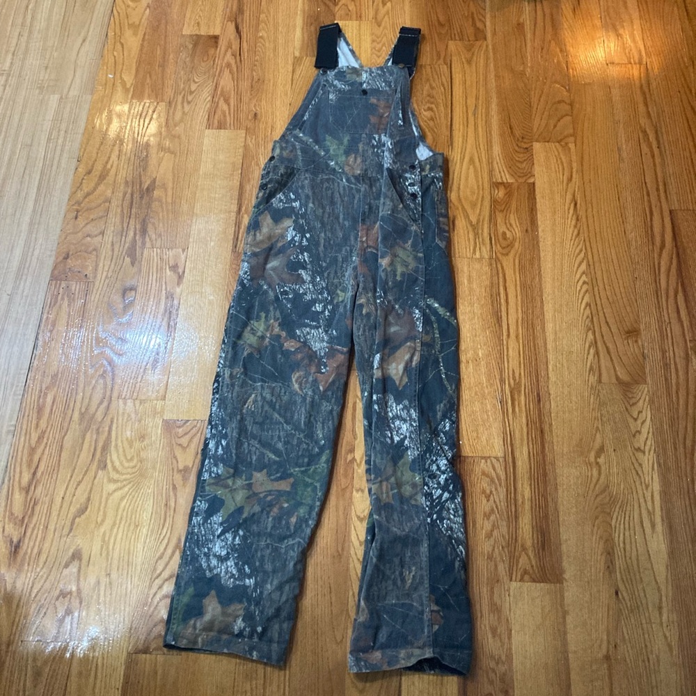 Vintage camo overalls